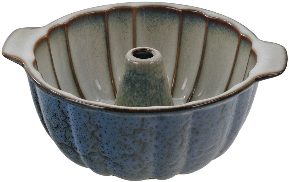 Mplco bakvorm Tulband Ø28 x Navy Grijs 8,5 cm
