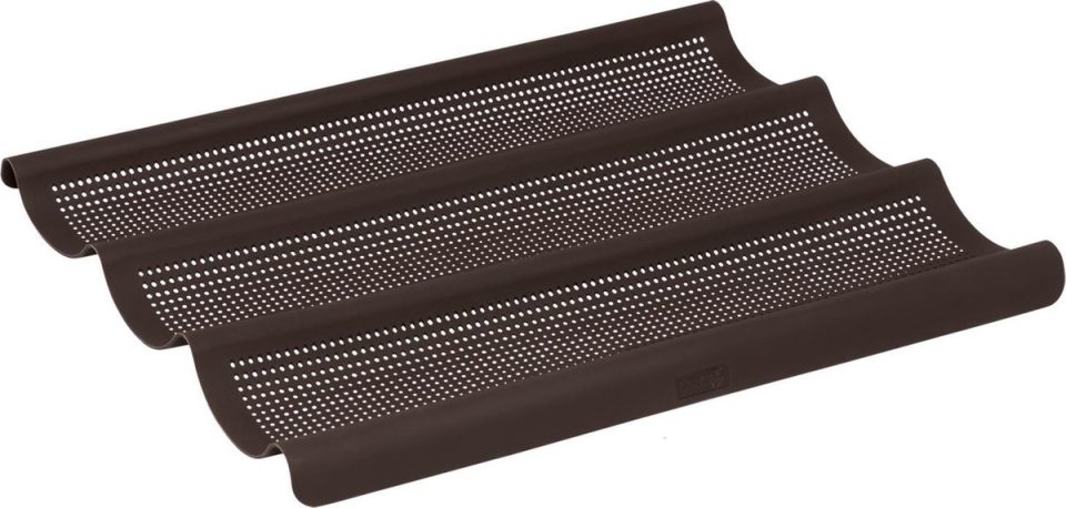 Lurch bakvorm Flexiform voor 3 stokbroden 36 x 28,5 cm
