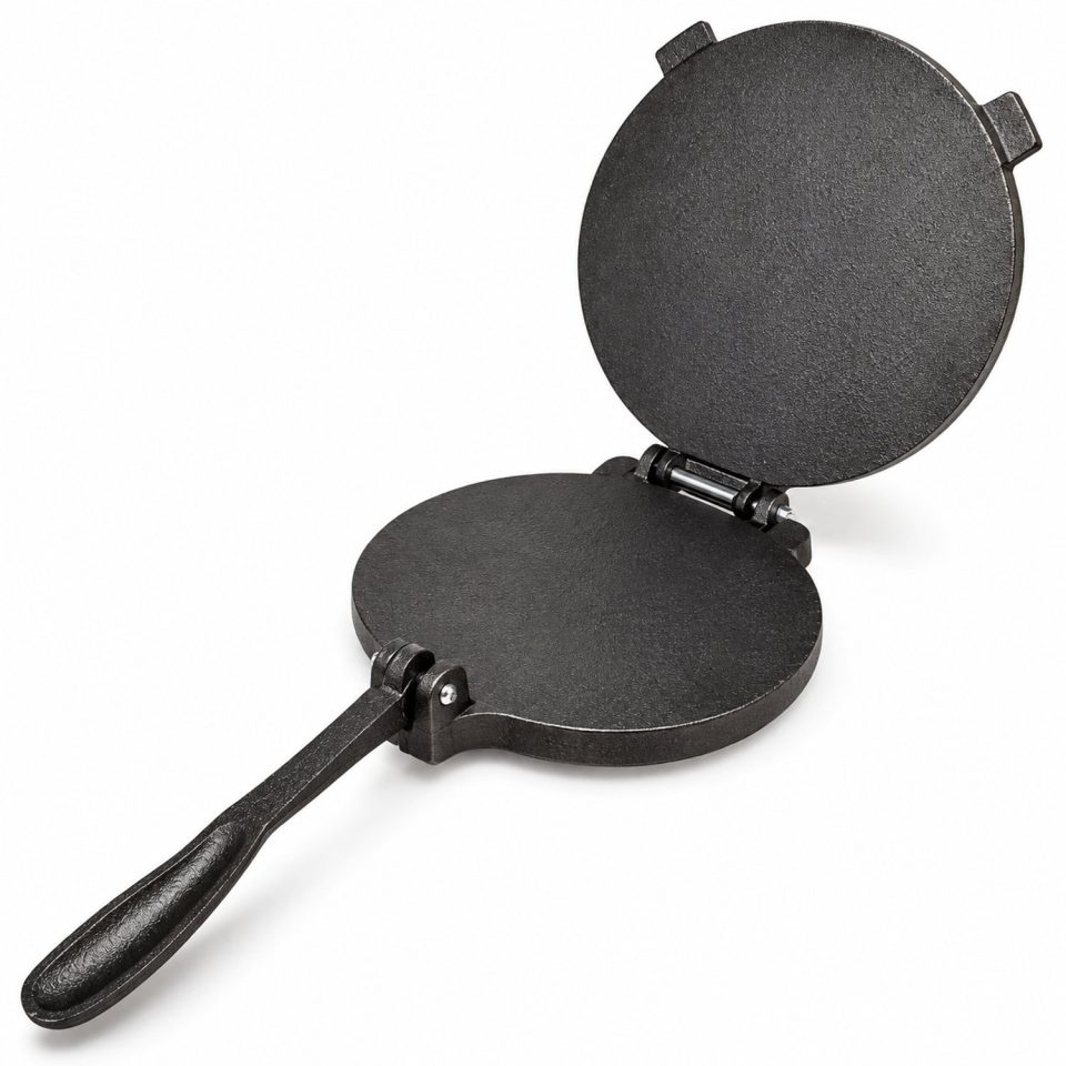 Chefs Cuisine Tortilla pers Gietijzeren Roti Maker 25 cm