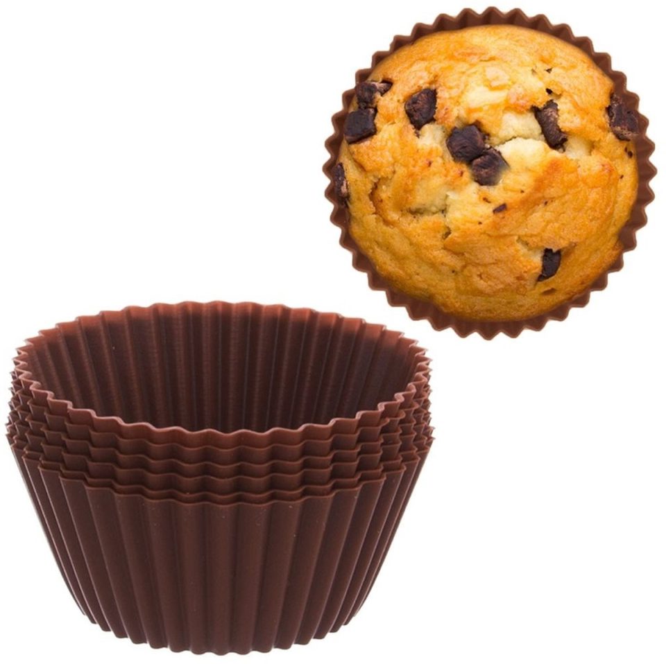 Orion Muffinvormpjes Silicoon Bruin 5,5 cm