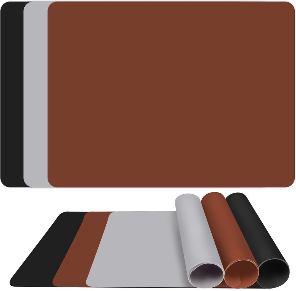 Famanu Set van 3 siliconen bakmatten 40 x 30