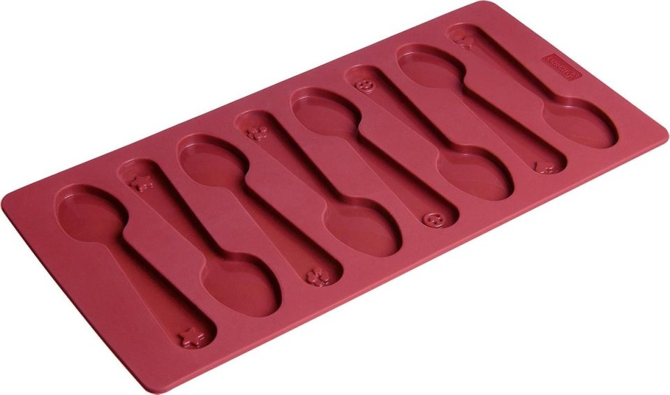 Lurch bakvorm Rood Flexiform Theelepel (8 stuks)