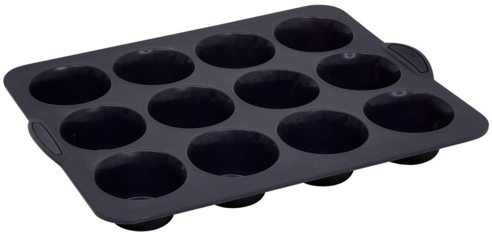 muffinvorm Siliconen TOP Maxi Siliconen 12 verstevigde harde armatuur 40 × 30,5