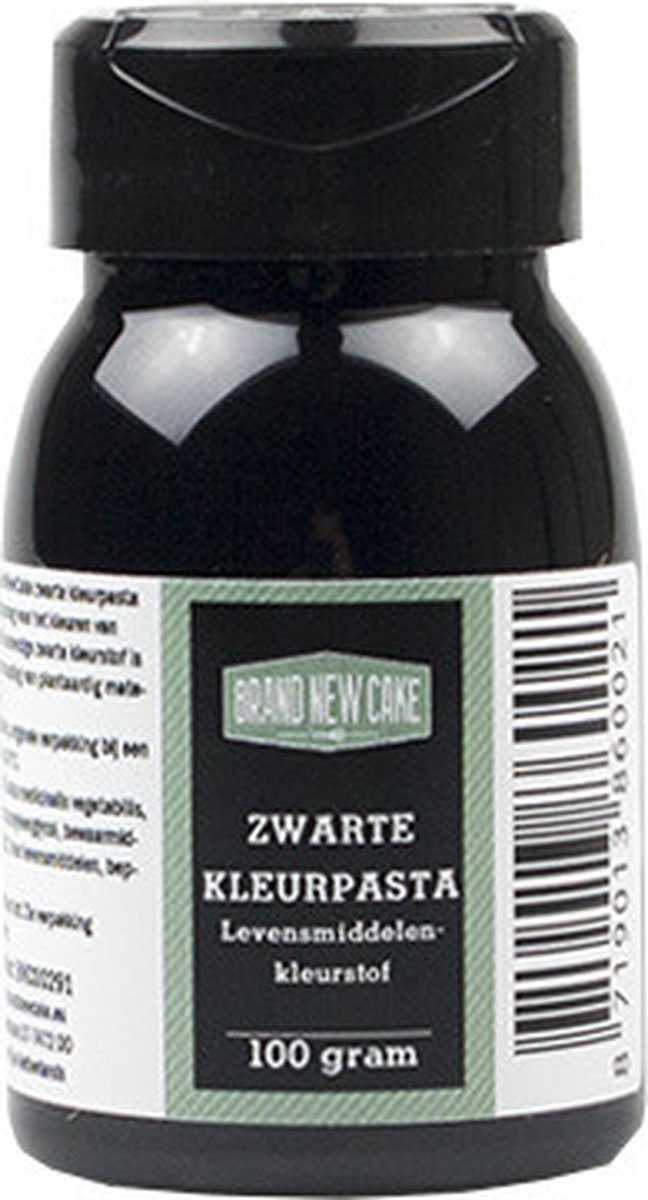 Brand New Cake Zwarte Kleurpasta 100 g