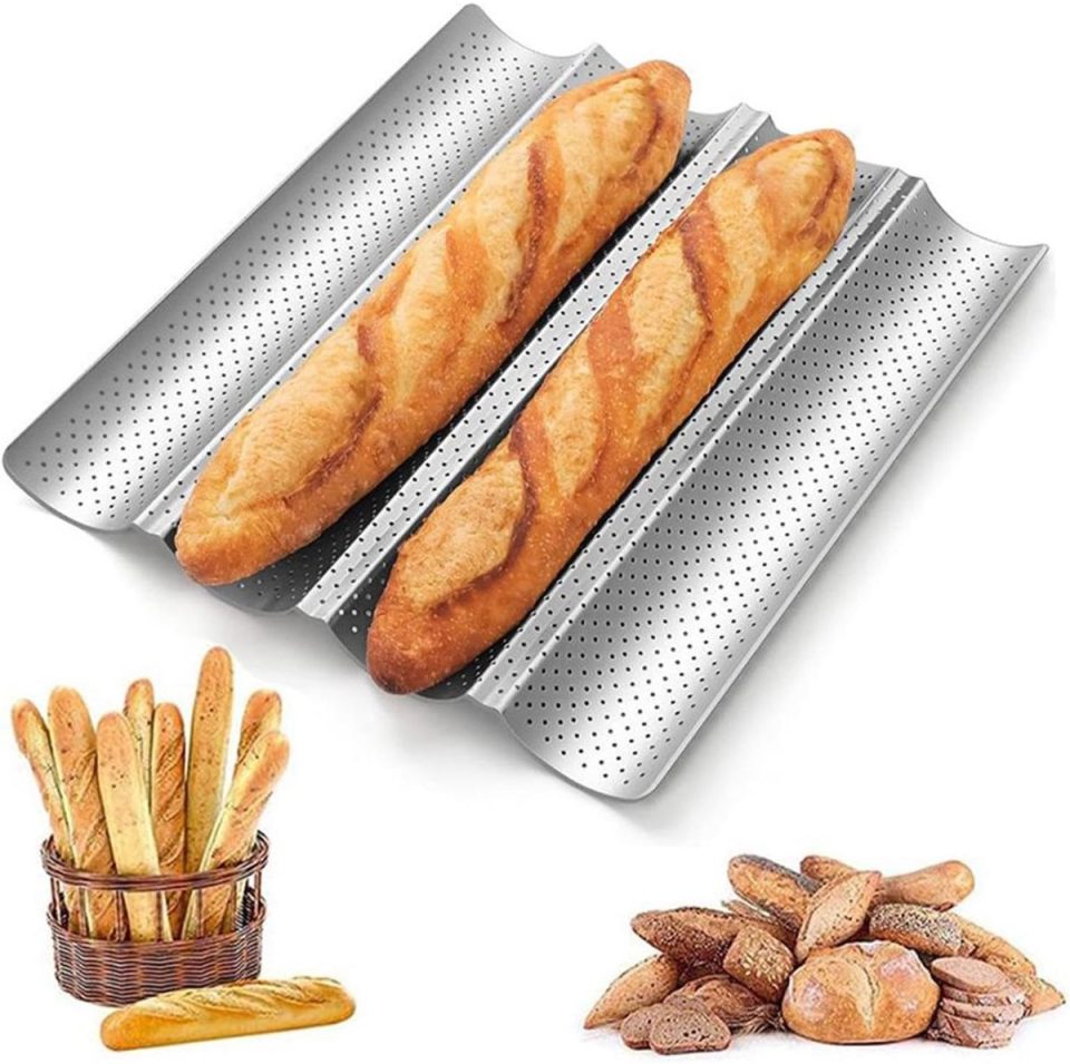 Aimason bakvorm Baguette Zilver