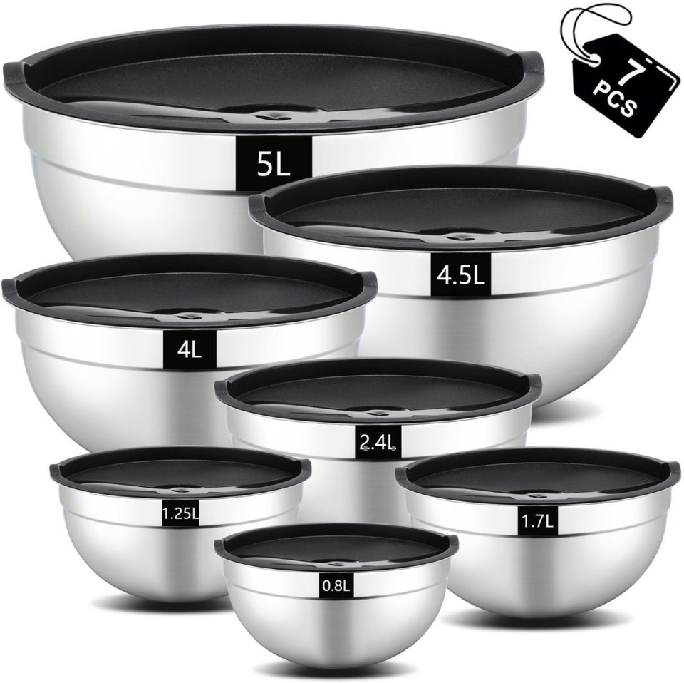 Famanu Mengkom set van 7 delen 5 l 0,8 l