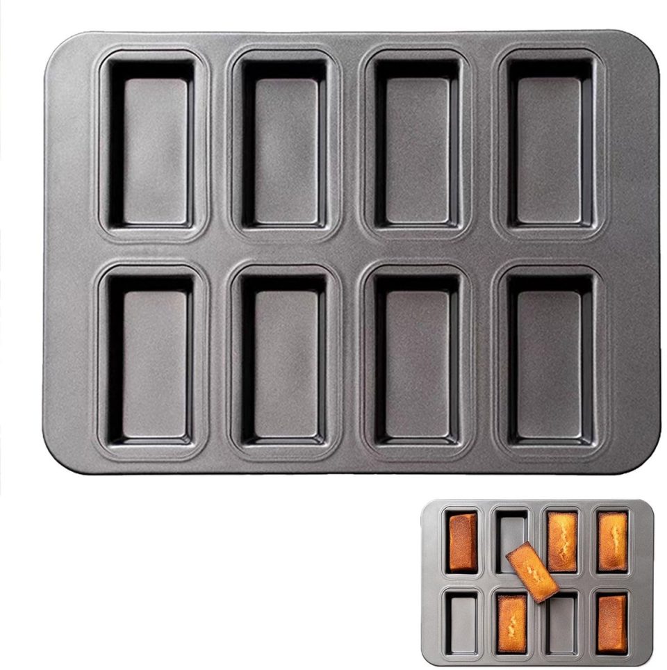 Unyqoos Vierkante mini-bakvorm (8 stuks)