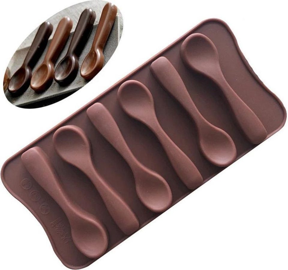 ProductGoods chocoladevorm Siliconen Lepel