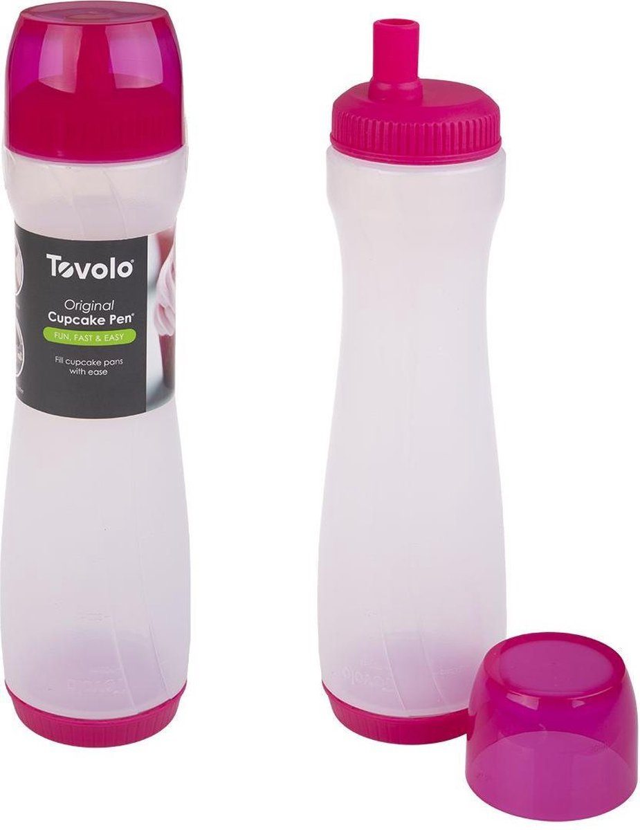 Tovolo cupcake pen pannenkoekenpen roze 700 ml