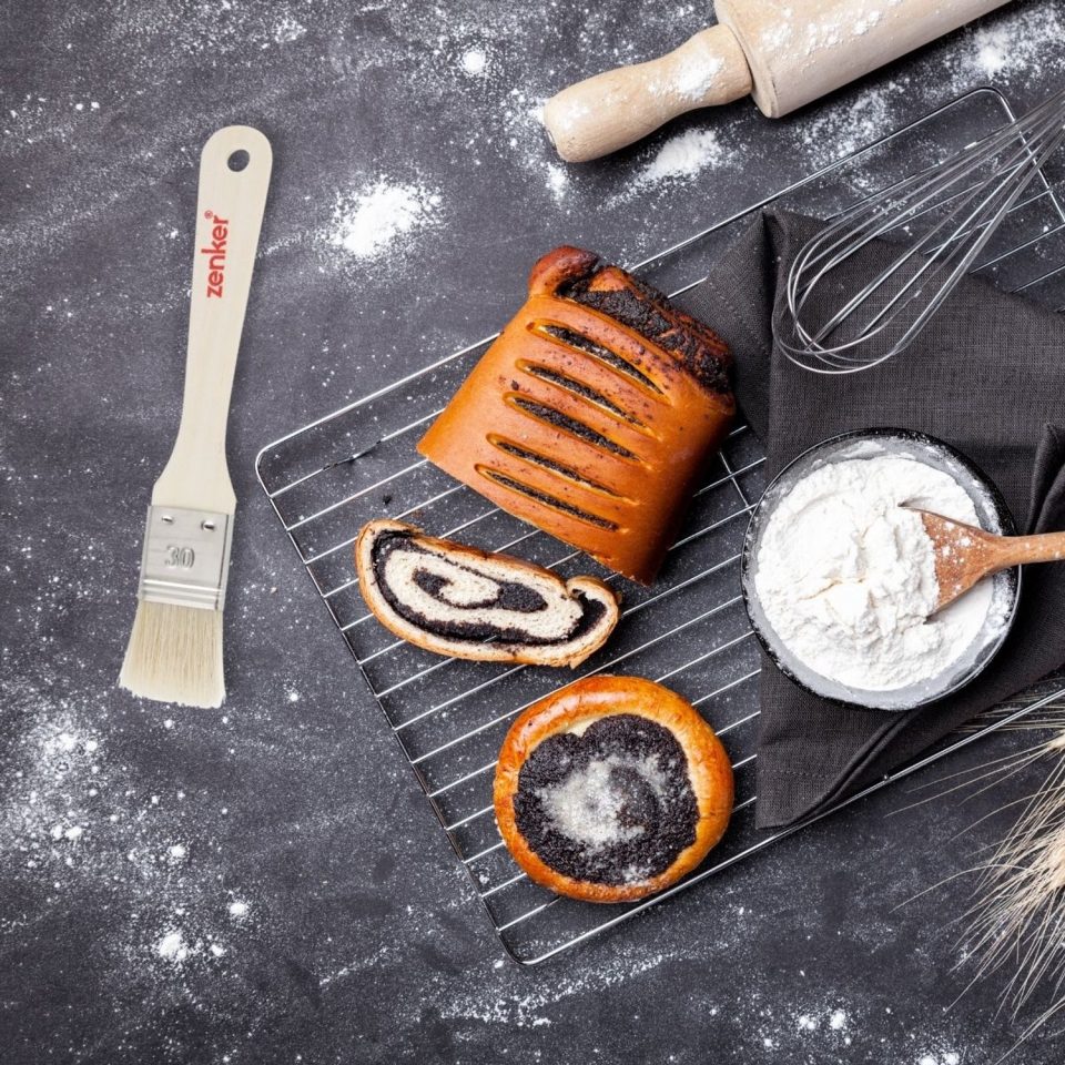 Zenker Keuken- en bakkwast van natuurlijke haren 19 cm