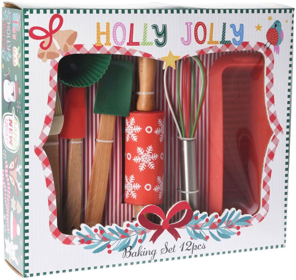 Home & Styling Kerst kids Bakset 12-delig Multi