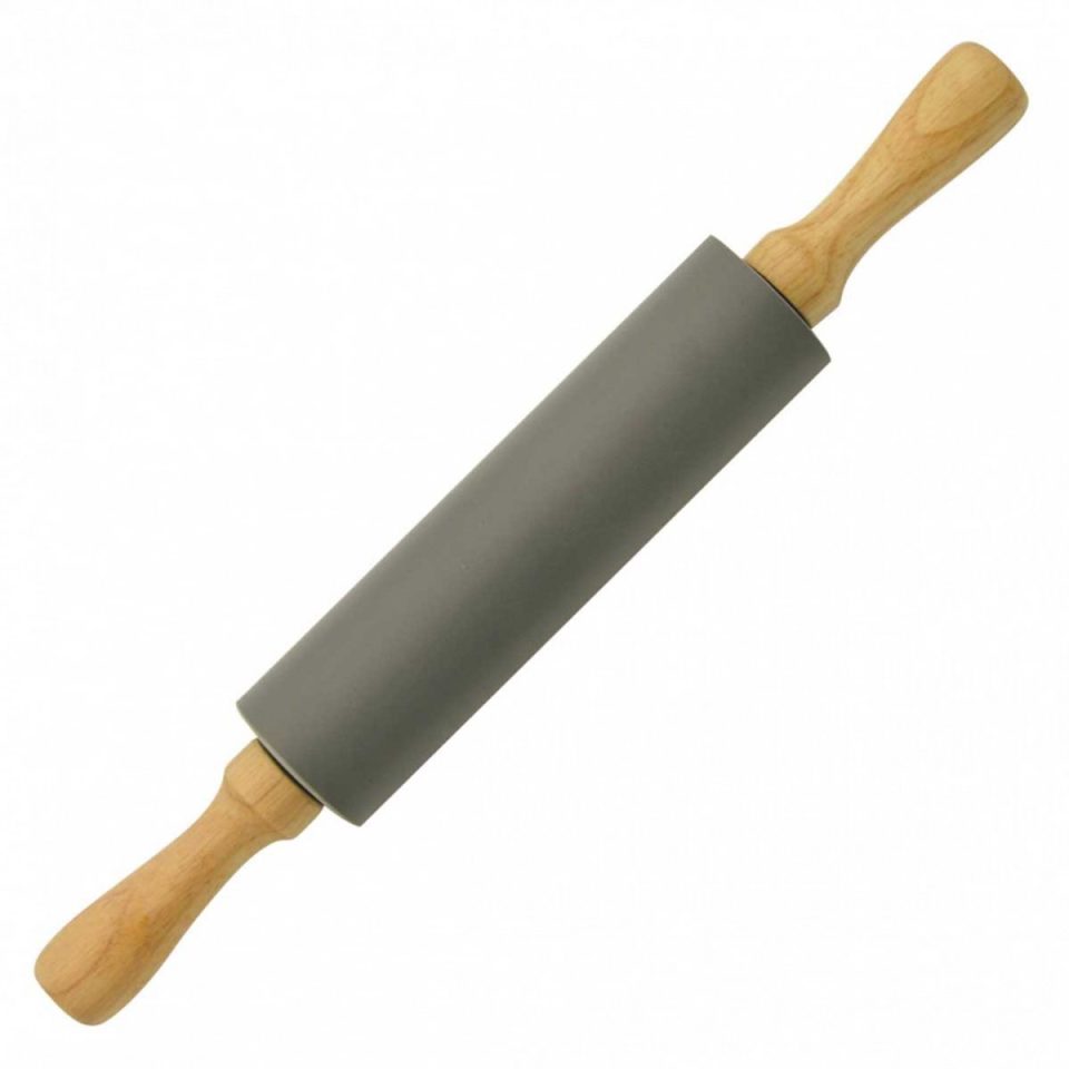 Kinghoff deegroller Silikon Grijs 39 cm