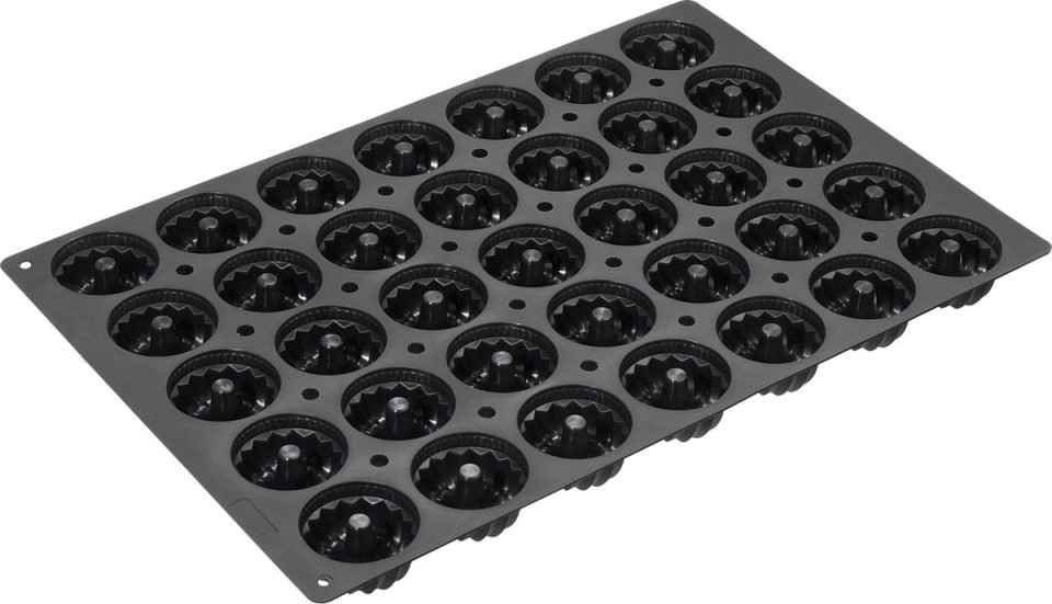 Lurch bakvorm LU 112984 Zwart Flexi-Professional mini tulband 60 x 40 cm
