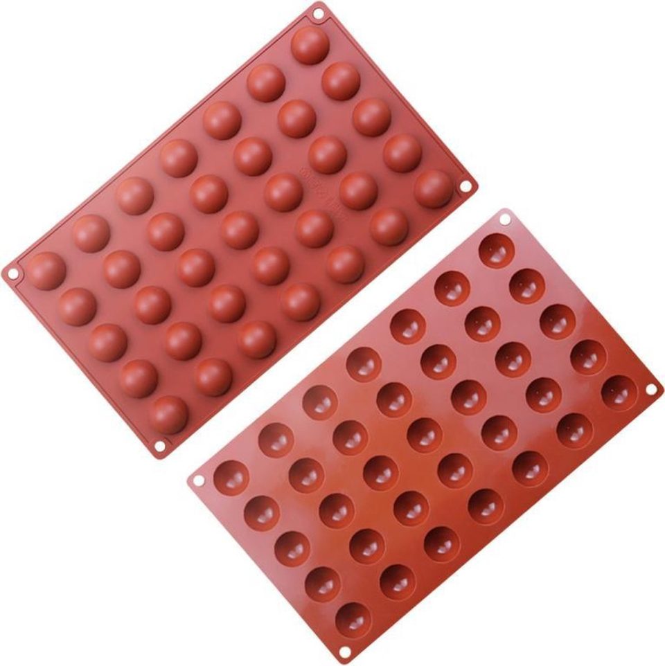 ProductGoods siliconen bakvorm Halve Bollen Halfrond Rond (35 stuks)