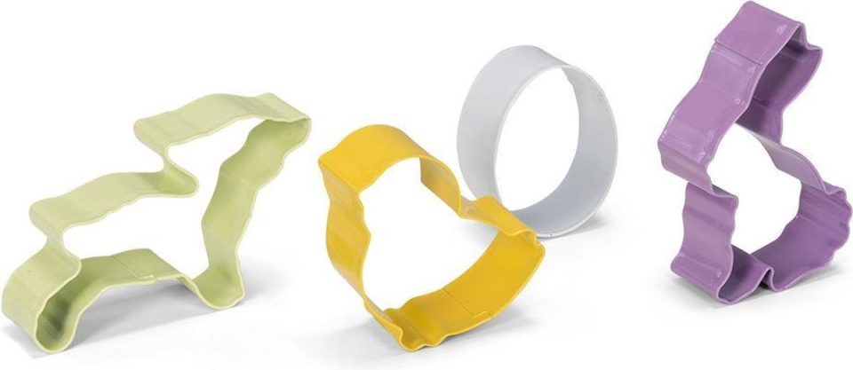 Patisse uitsteekvormen Pasen RVS 4-delig 10 cm