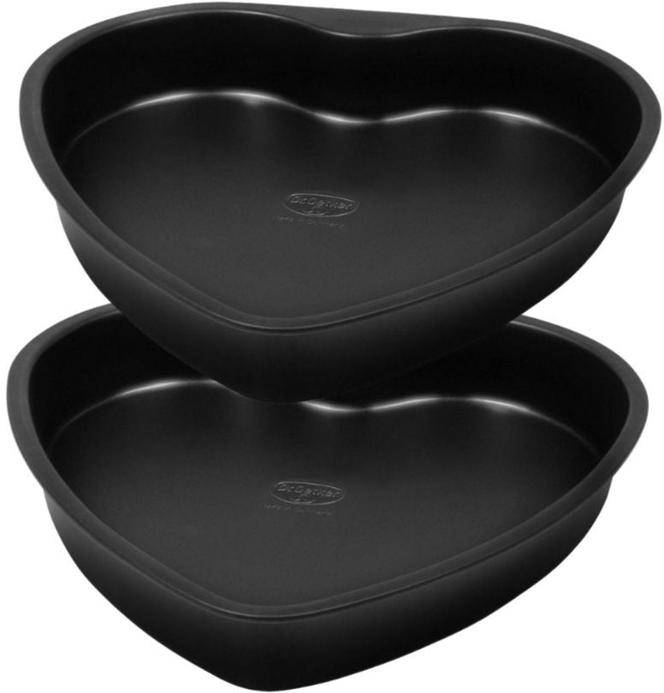Dr. Oetker Set van 2 Hartvormige Taartvormen Dr Oetker Tradition 24 cm