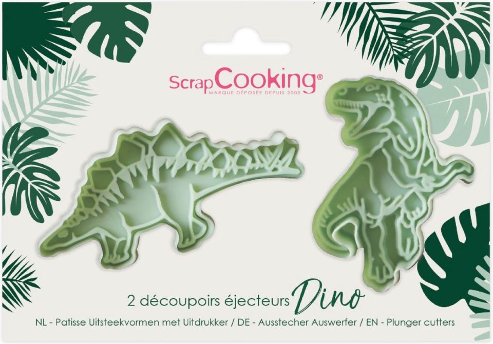Scrapcooking Plunger Uitstekers Dinosaurus pk/2