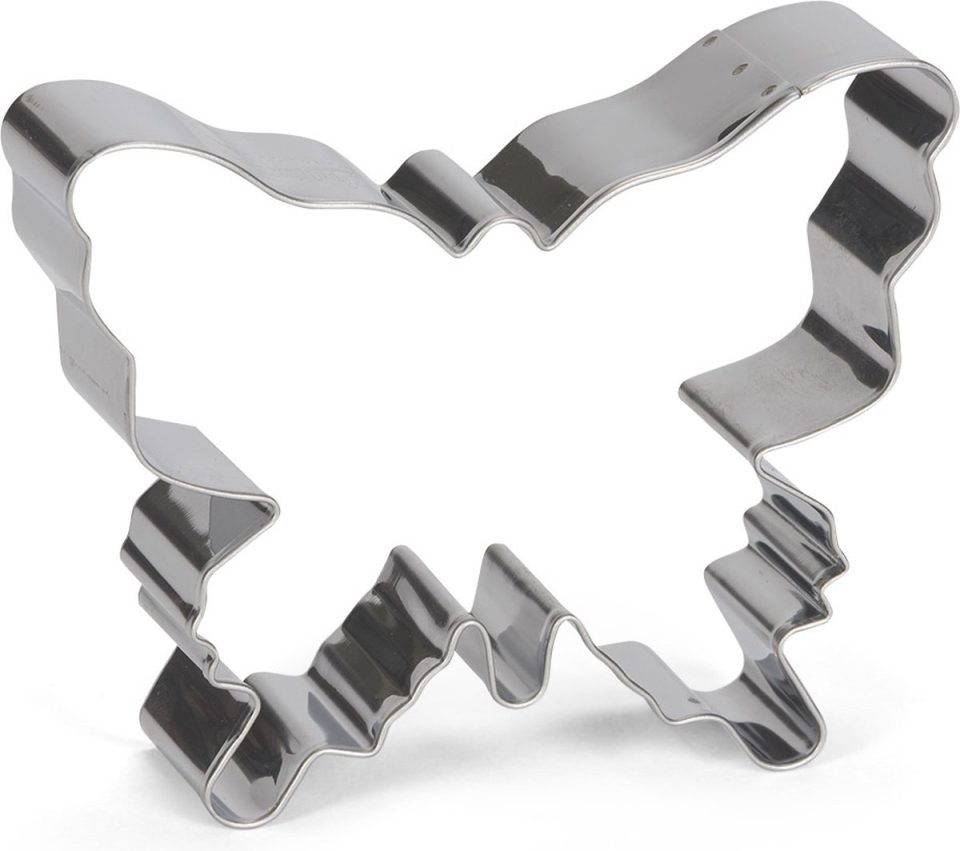 Patisse uitsteekvorm Vlinder RVS zilver 10 cm