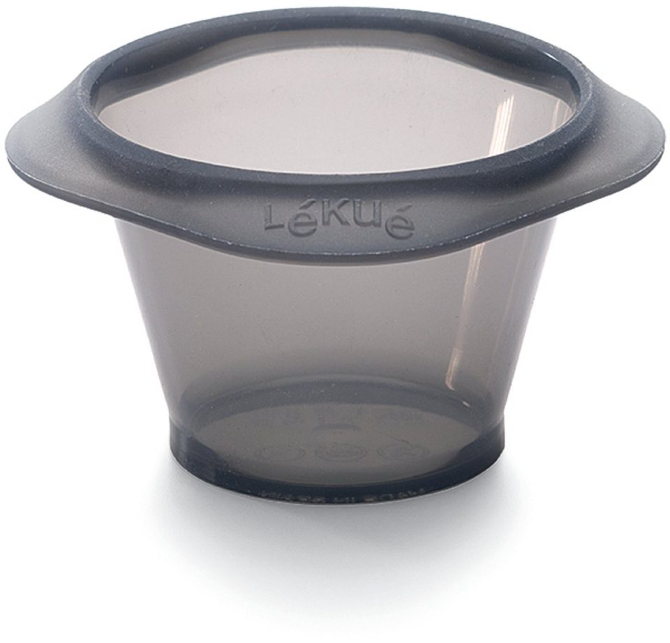 Lékué Lava Cakevormpjes Siliconen Black (6 stuks)