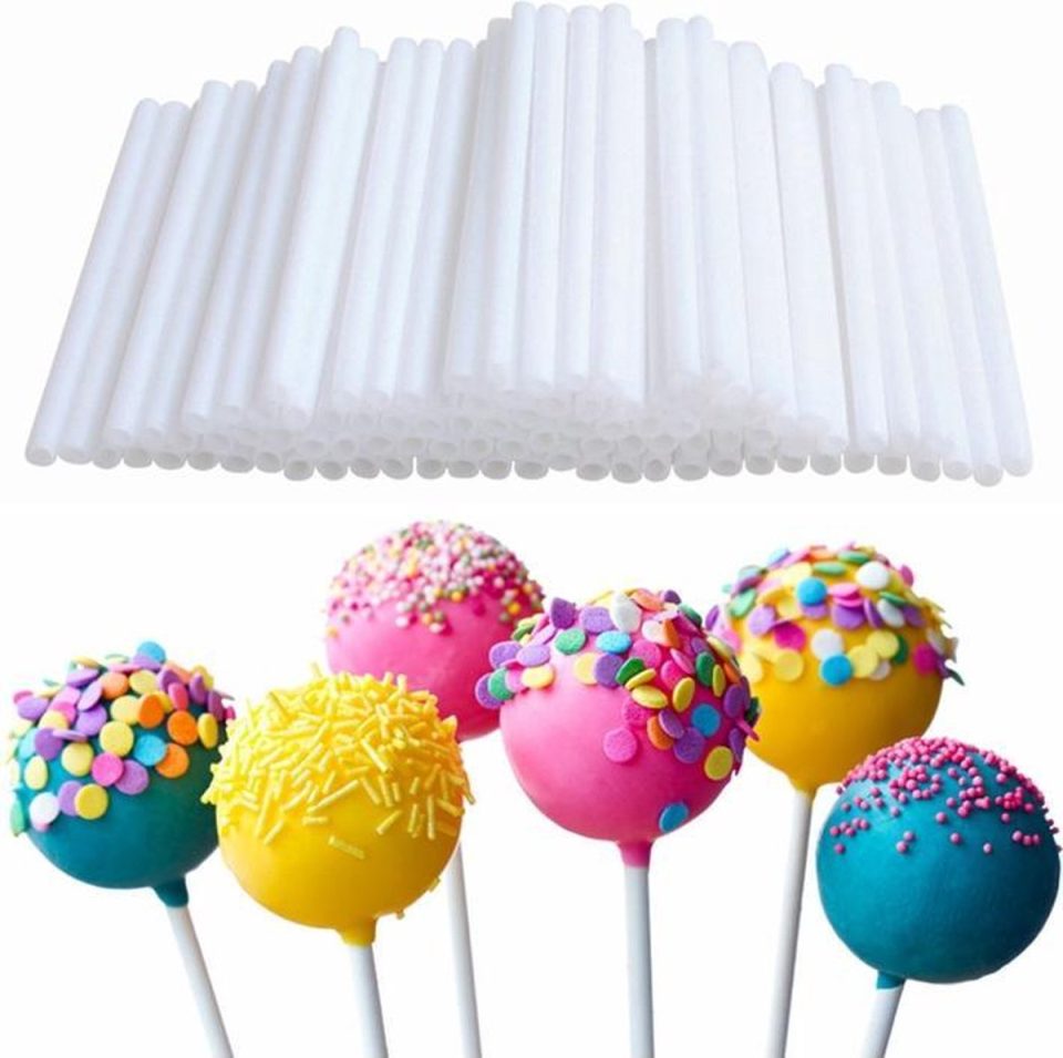 AA Commerce 100X Cakepop Stokjes Set 70 mm
