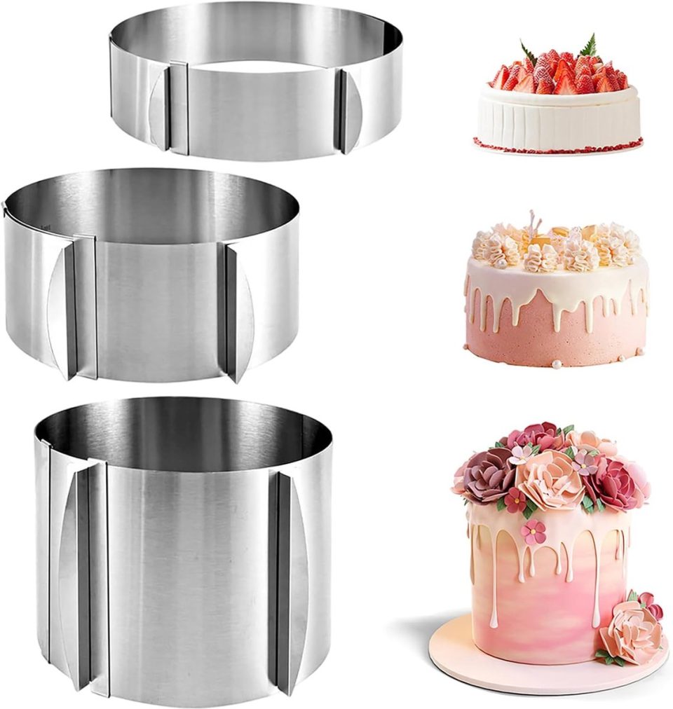 Ynkkvre cakevorm Verstelbare 30 cm 15 cm