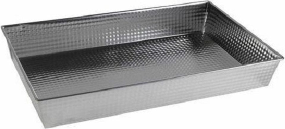 Inmet cakevorm rechthoekige bakvorm 40 x 25 x 6 Zilver