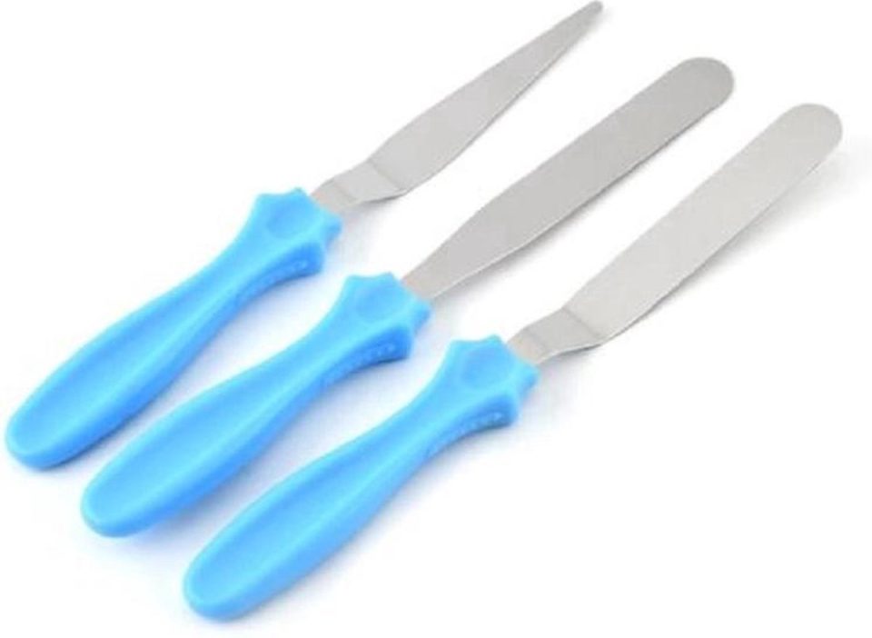 Scoby paletmes Set Blauw Set van 3