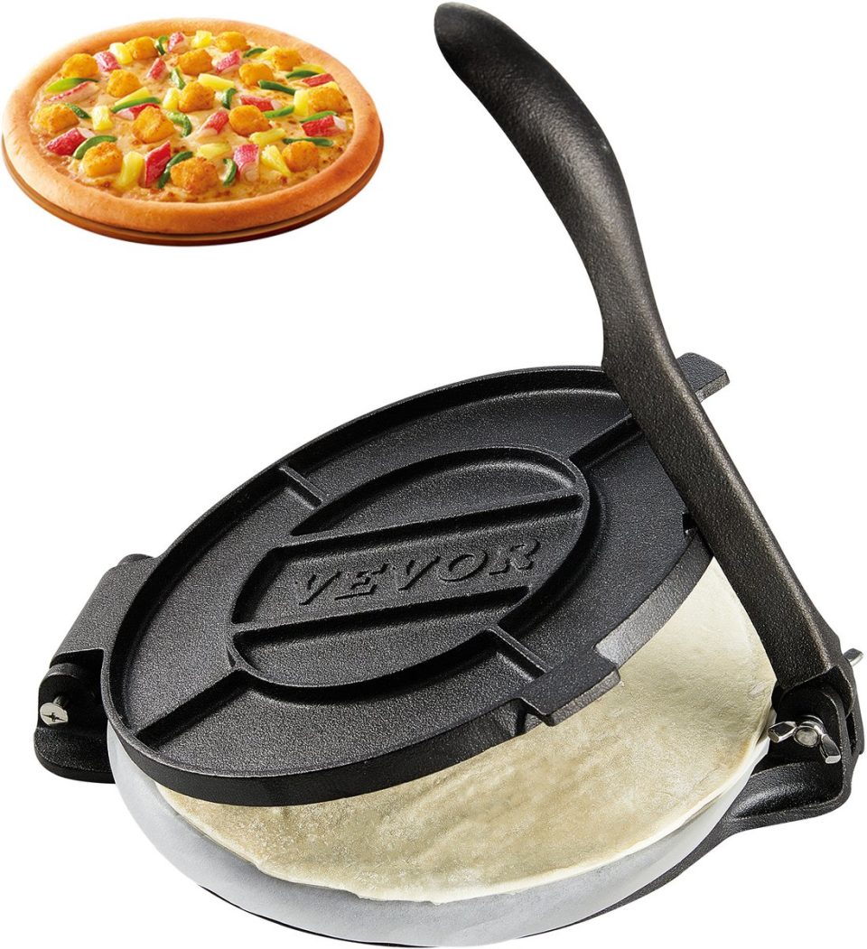Vevor Tortillapers, Tacopers Zware Gietijzeren Tortillapers 20 cm (100 stuks)