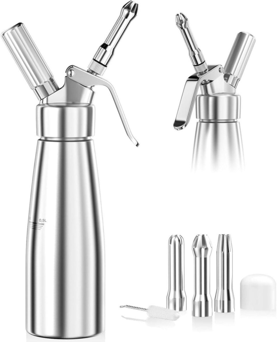 GelldG slagroomspuit 500 ml 31,5 x 8 cm