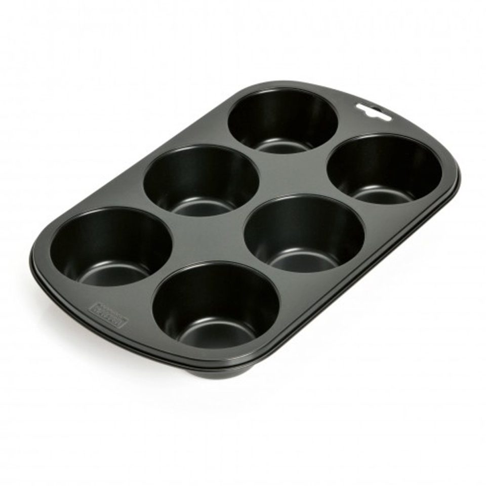 Kaiser Muffinbakvorm Voor 6 Grote Muffins Zwart