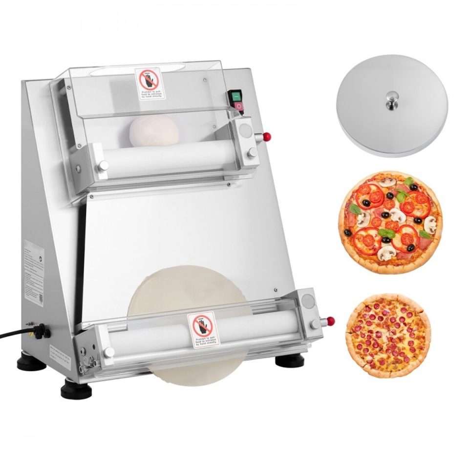 APD Elektrische pizzadeegpers Commerciële Deegpers/Chapati-pers Ø 390 W 35,6 cm