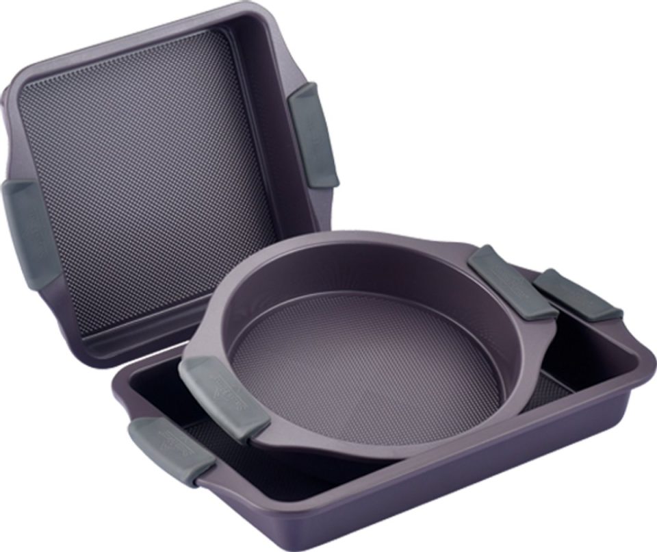 Swiss Haus bakvorm 3bst Set 3 Delige Paars