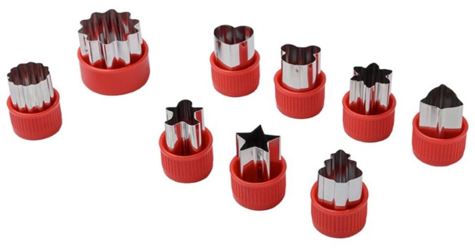 Metaltex Mini-Uitsteekvormen Kerstmis (9 stuks)