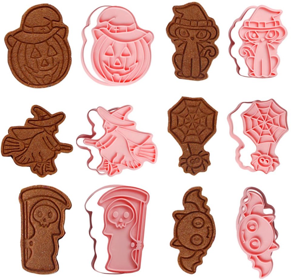 Yisscen koekjesvormpjes, Halloween koekjesvormpjesset (6 stuks)