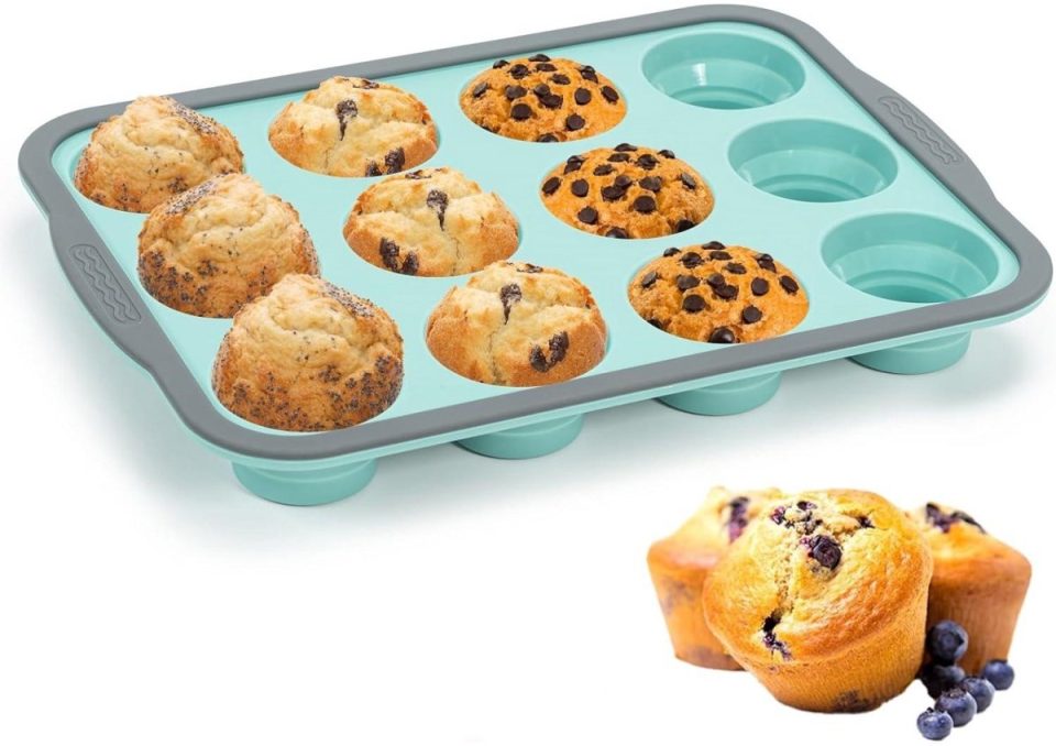 GelldG Siliconen Muffinbakvorm 31 x 22,3 x 4 cm