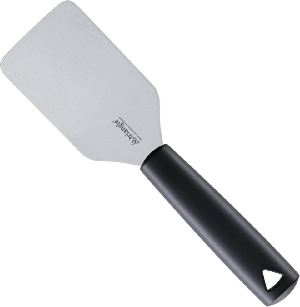 Triangle paletmes RVS en Ergonomisch Zwart 12 cm