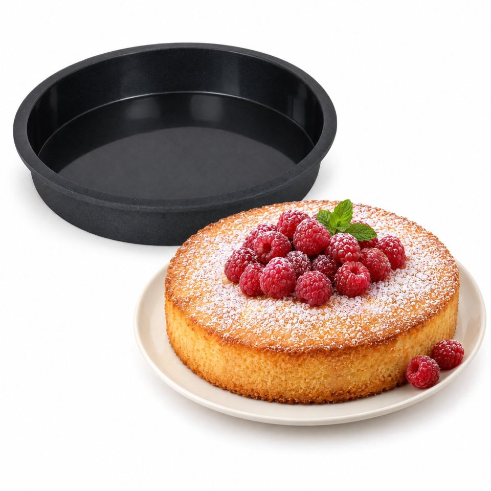 Cheqo taartvorm Siliconen Zwart 25 cm