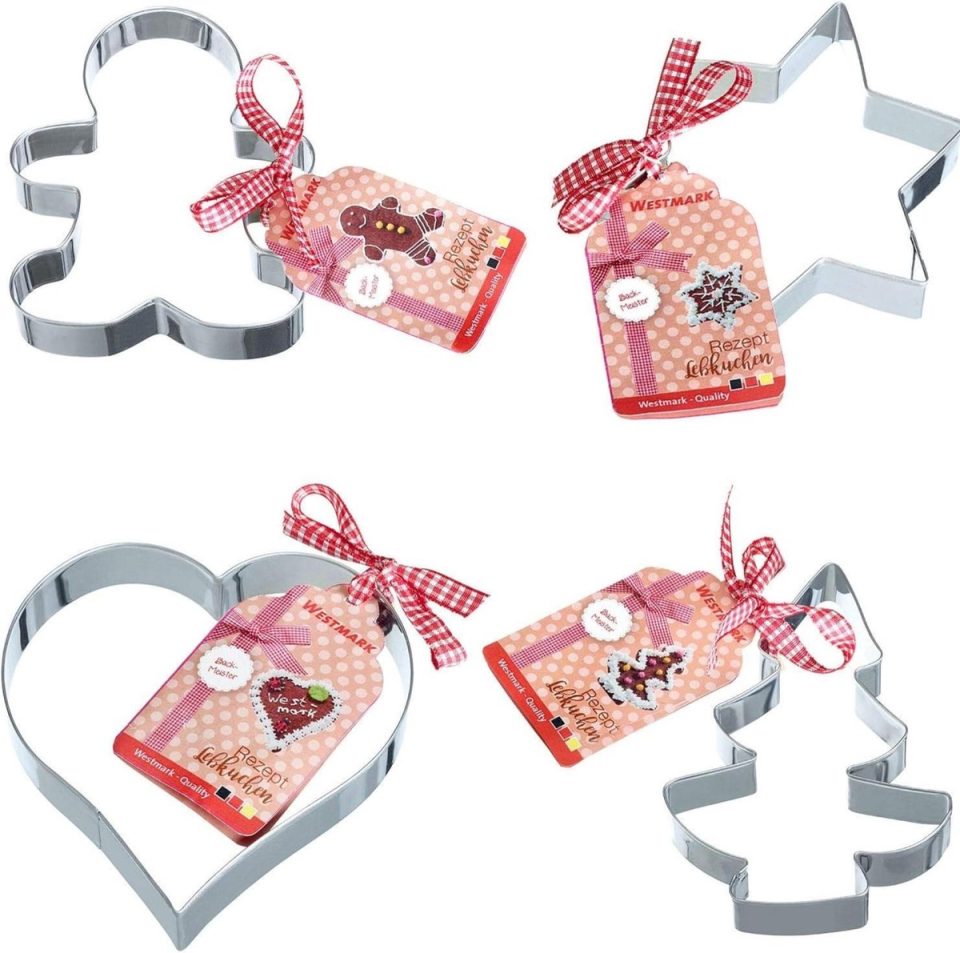 Westmark Koekjesvormpje Set »Peperkoek«,, 351022e6 (4 stuks)