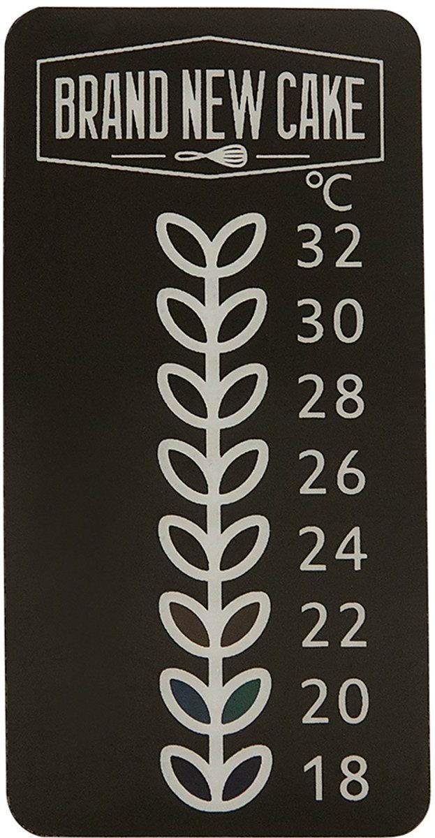 Brand New Cake Temperatuursticker (tbv Zuurdesem)