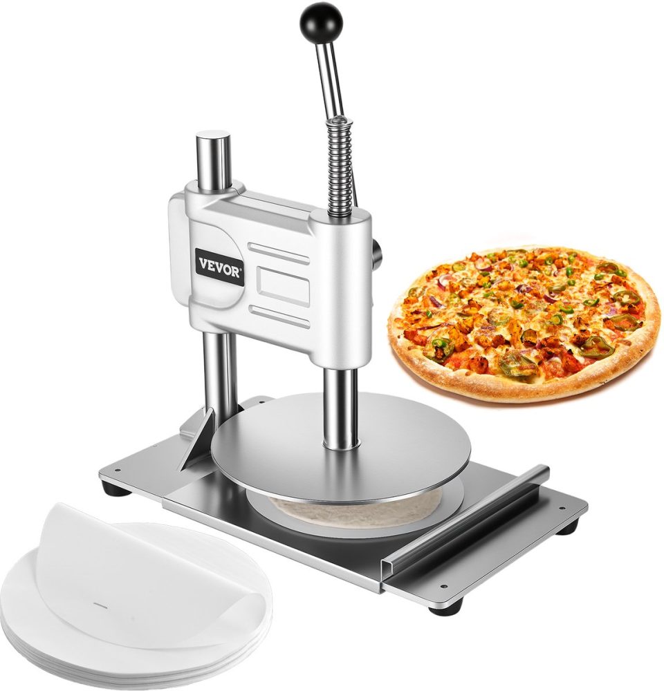Vevor Handmatige Pizzadeegpers CommerciëLe Pizzadeegroller Broodpers 241,3 mm