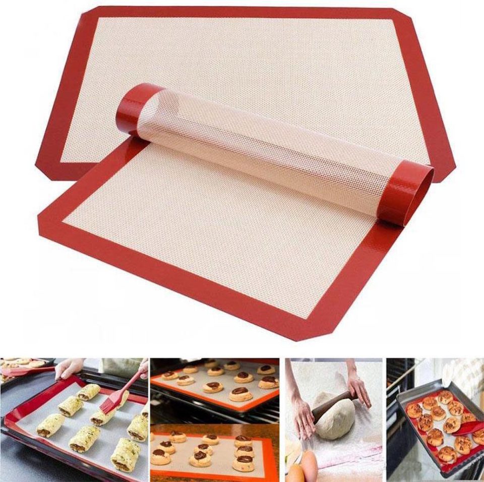 Kelerino. bakmat Siliconen Rood 40 x 30 cm