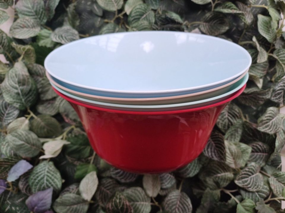 Sterk Mengkom kleur lichtgroen Ø23cm x 12cmH, kunststof 3 l