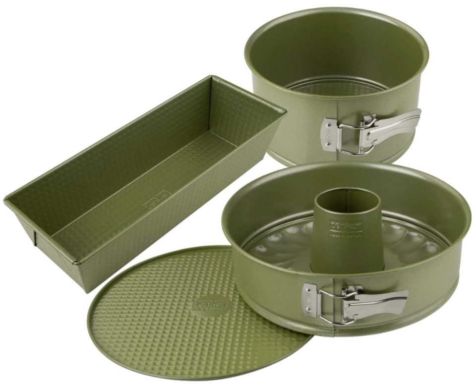 Zenker Set van 3 taartvormen van 18 tot Green Vision 30 cm