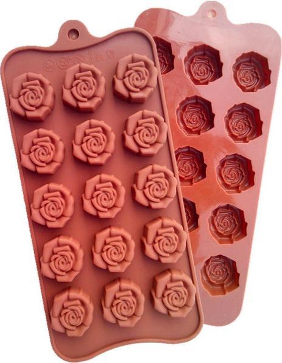 Heble® chocoladevorm *** Siliconen Roosjes