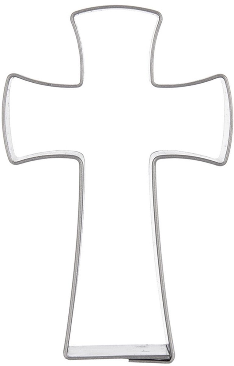 Orion uitsteekvorm Kruis Zilver 6,4 cm