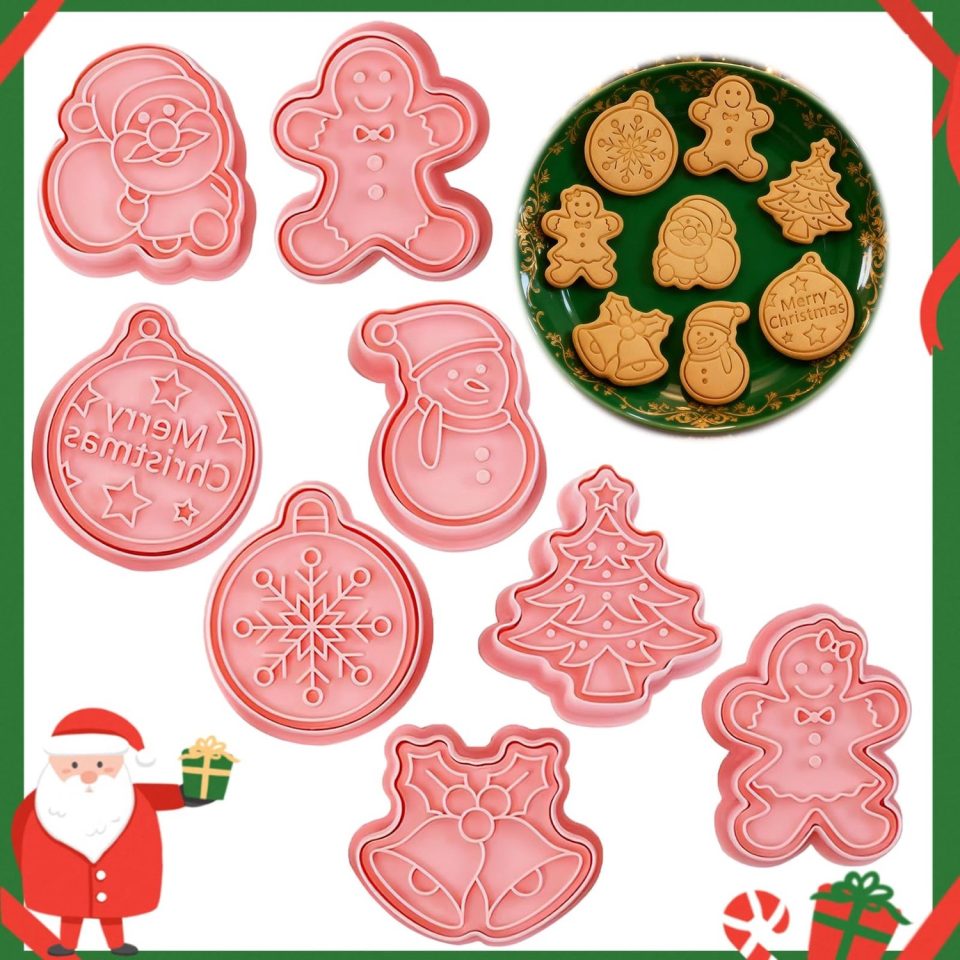 Famanu Kerst koekjesvorm set van 8