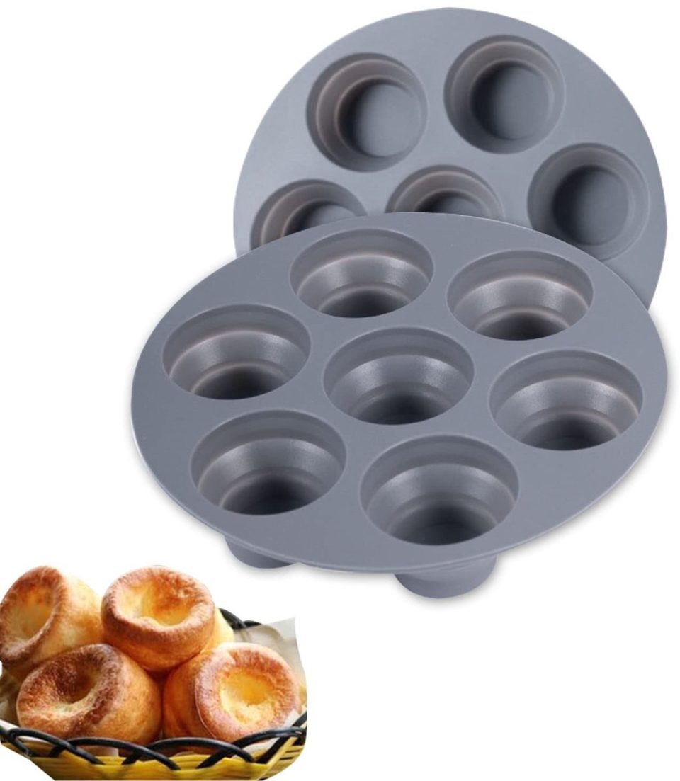 Unyqoos Dubbele set siliconen muffinvormpjes met zeven holtes
