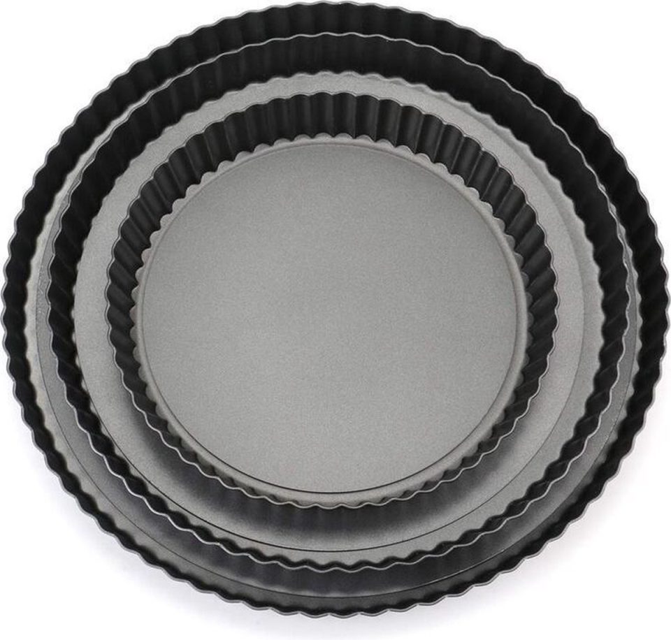 Krumble bakvorm Quiche set van 3 / Quichevorm