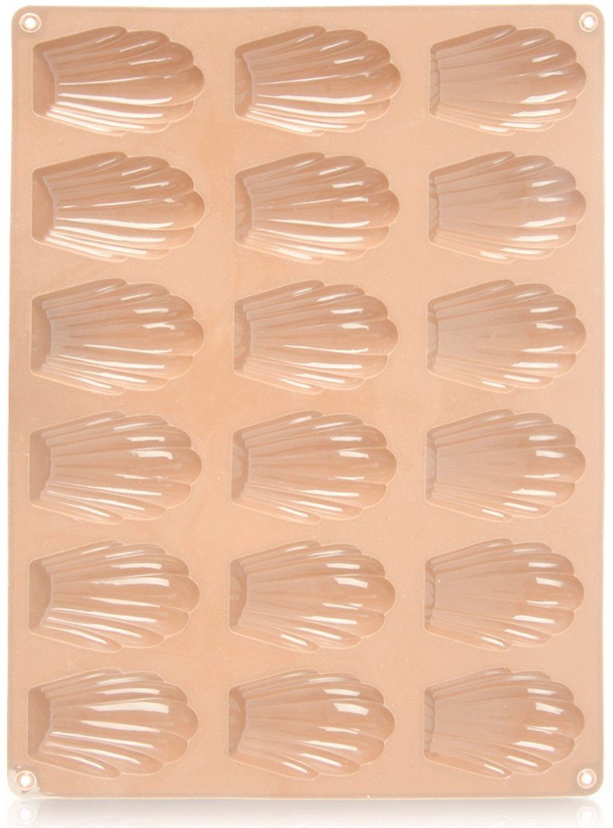 Orion Koekjesvorm Silicone Beige Zeeschelpen 32 x 24,5 cm