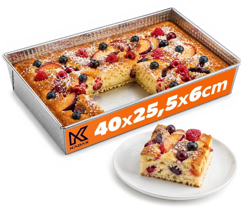 Kadax bakvorm Rechthoekige in 3 maten 40 x 25,5 cm